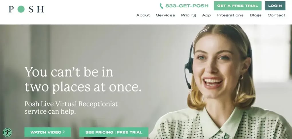 Best Virtual Receptionist for Small Business Posh