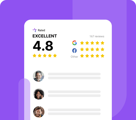 reviews widget trust badge