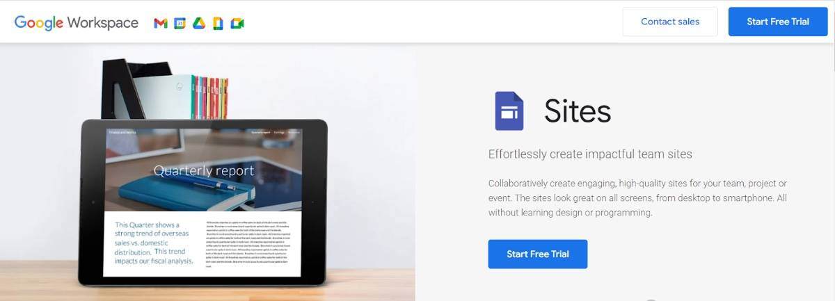 Google Sites Website Builder