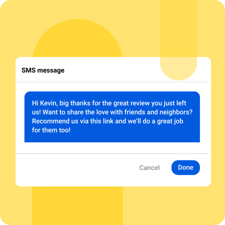 Referrals Step Two of NiceJob Process