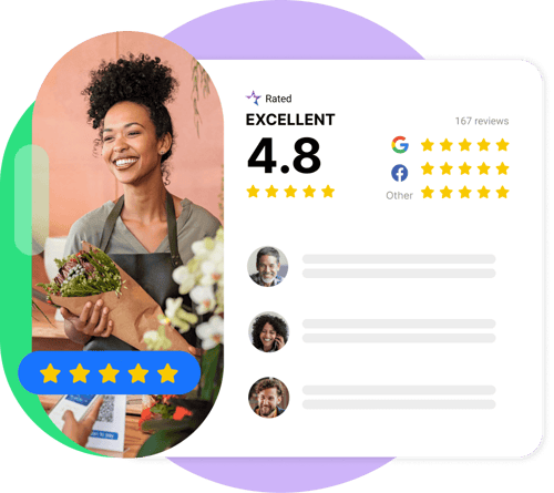 social proof hero five star review