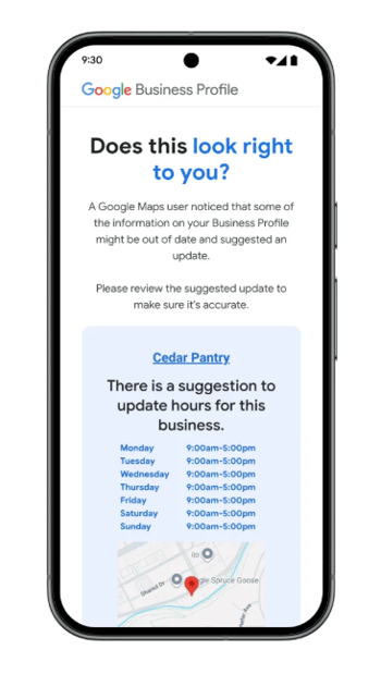 changing business details on google business profile