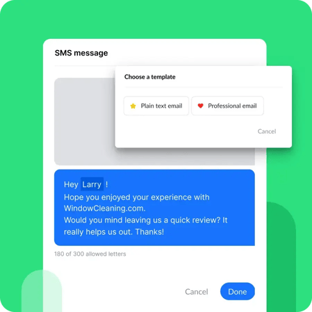 NiceJob's automated review campaigns
