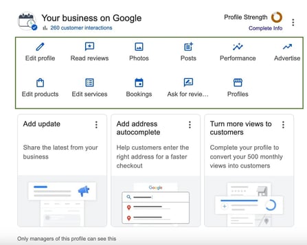 Google Business Profile Dashboard