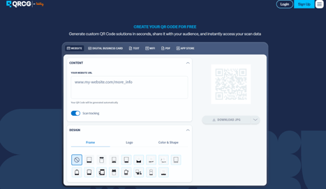 QR Code Generator Website