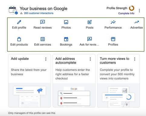 Google Business Profile Dashboard 2026