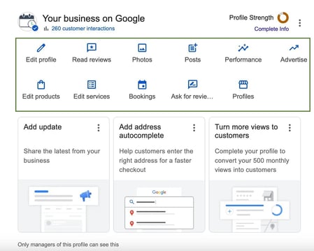 Google Business Profile Dashboard 2026
