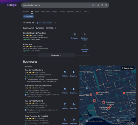 Google Business Profile Local Pack