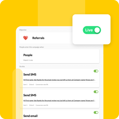 NiceJob Pro Referrals Dashboard