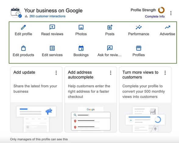 My Google Business Dashboard