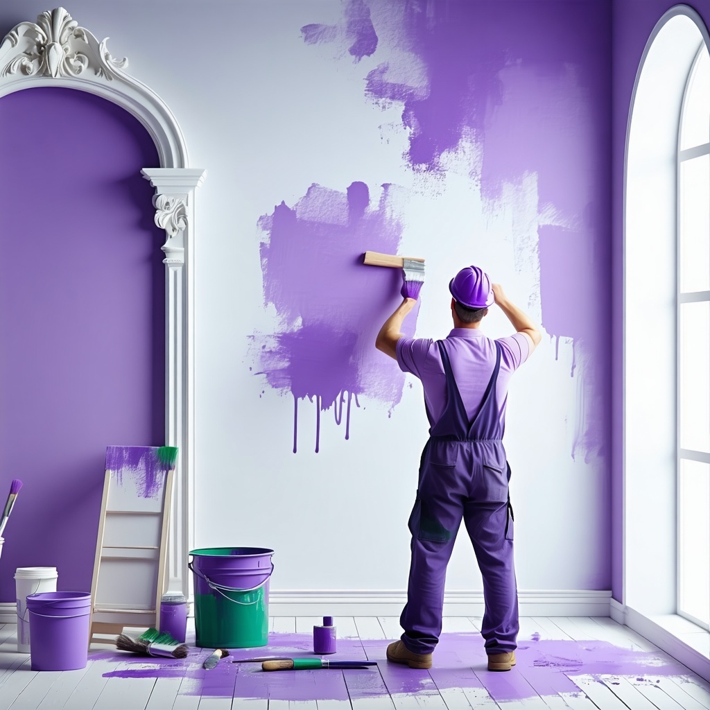 Home Painting business using purple colours-1