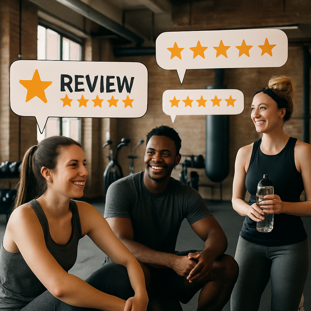 fitness studio with leaving reviews-1