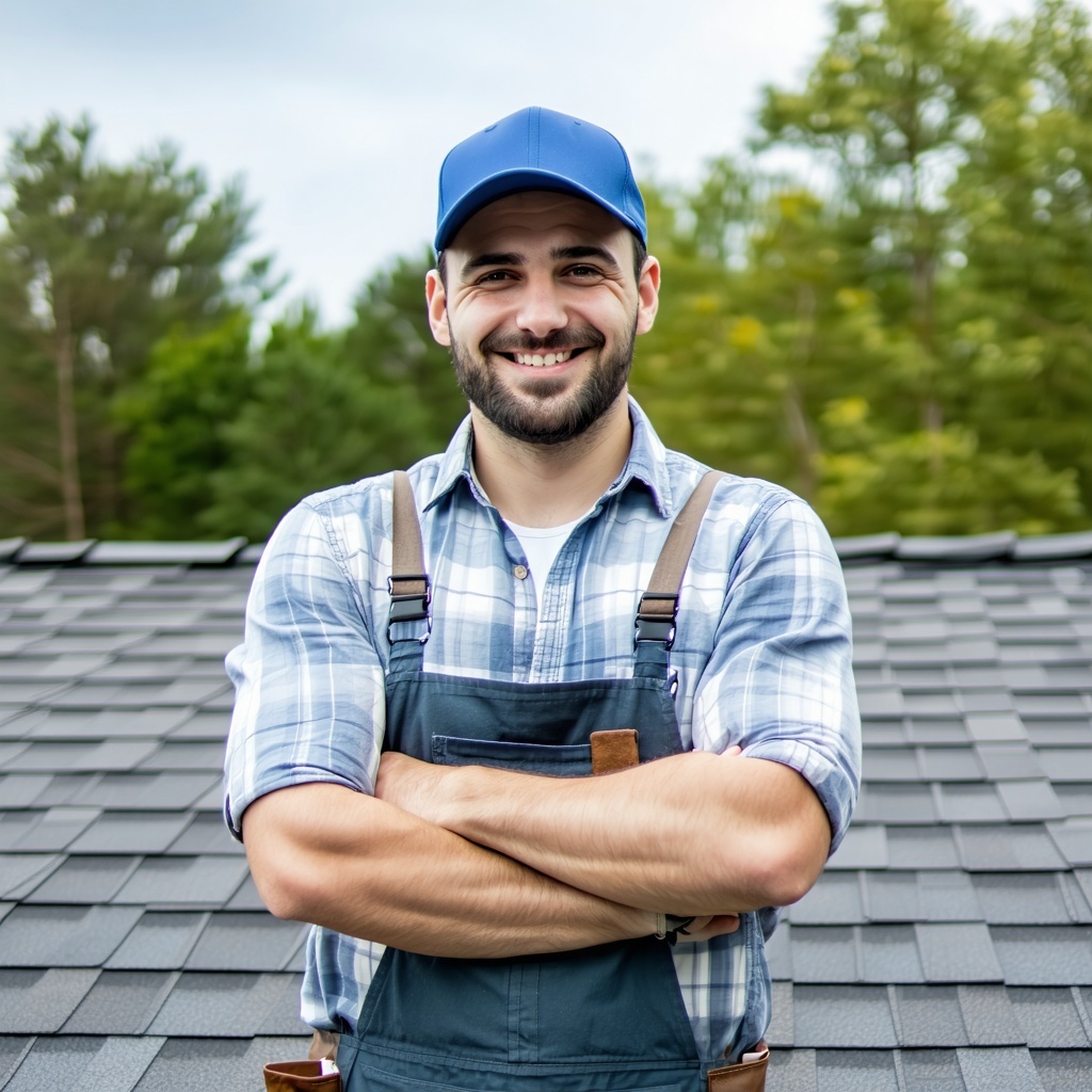 happy customer of roofing company-1