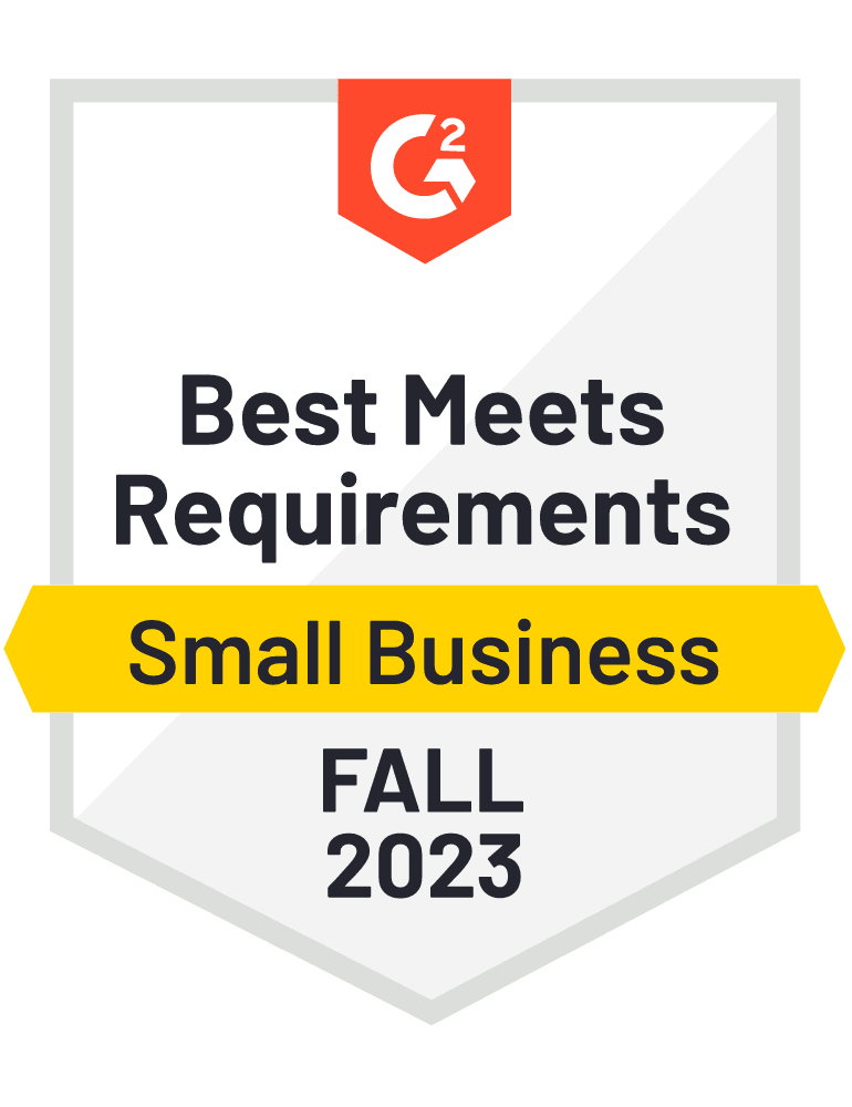 NiceJob G2 Fall Awards 2023 Meets Requirements