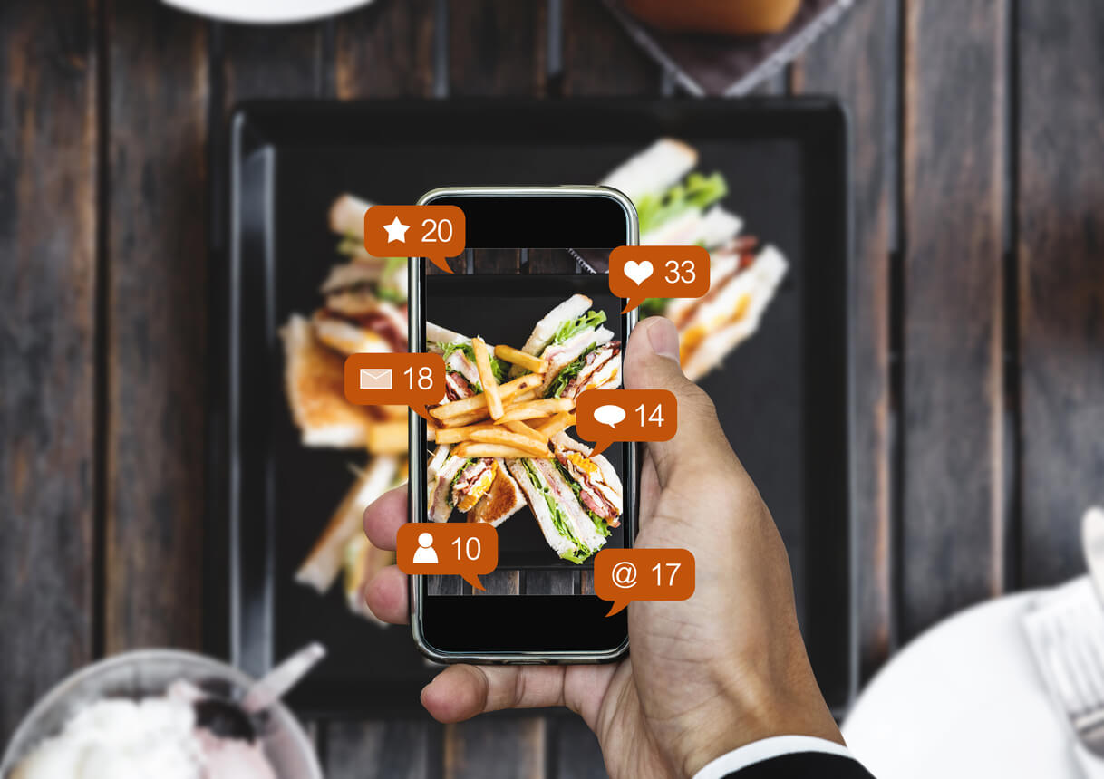 Restaurant marketing tools like social media management software.