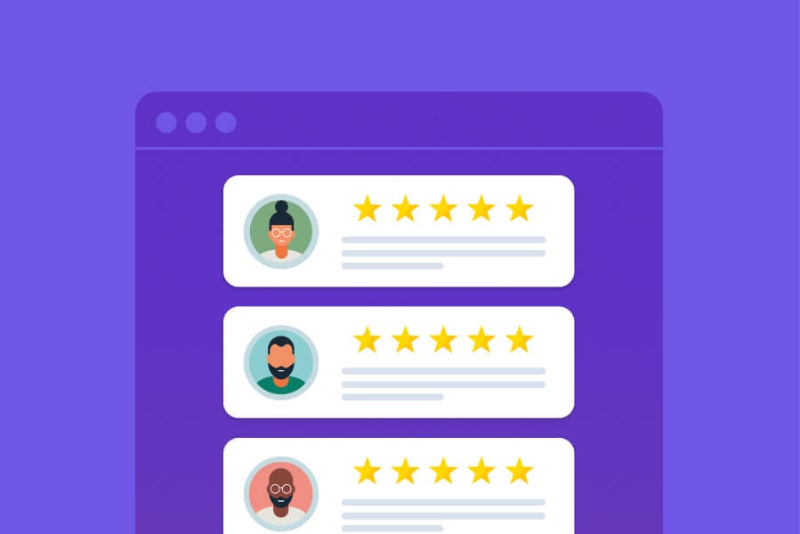 Use customer reviews for reputation marketing